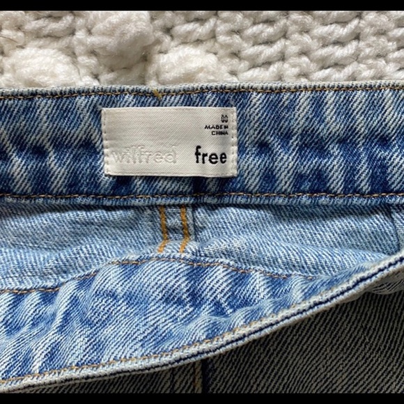 Wilfred Free Denim Miniskirt (00) - Picture 3 of 3